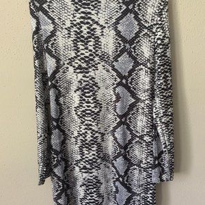 Snake Print Body-Con